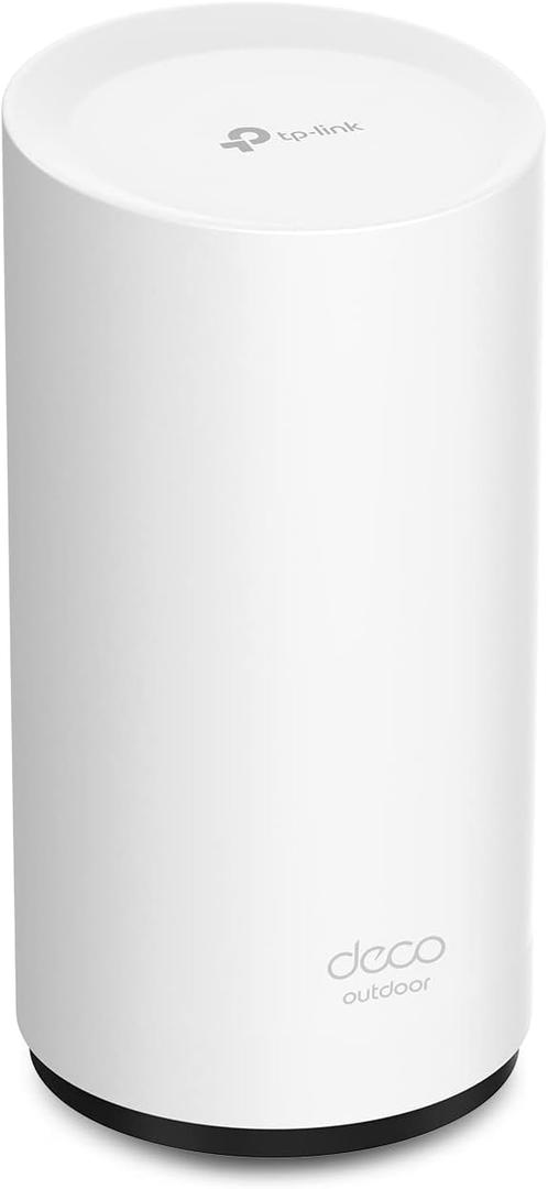 TP-Link Deco Outdoor Mesh WiFi (X50-Outdoor) AX3000 Dual Band WiFi 6 Mesh, Dual Gigabit Ports, Weatherproof, Works with Deco Mesh, Pole/Wall/Table Mount, 1-Pack