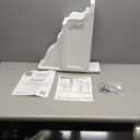 Mayne Dover Single Arm Mail Post - White - 25.5in x 8in x 56.5in - Standard Post, Arm & Hardware Kit Included (5810-W)