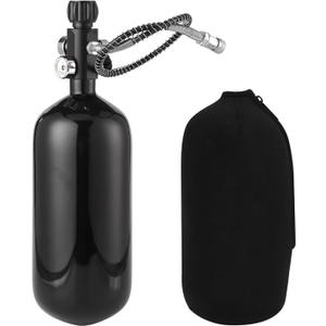 Discounted DOT 98ci/1.6L Carbon Fiber Tank with Dual Gauge Valve,PCP Tank 4500 psi,Complete PCP Airgun Charging System Lightweight Paintball Fill Station