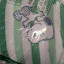 Berkshire Peanuts Wearable Throw Snoopy Print PrimaLush Plush Shawl Blanket, 58" x 64"