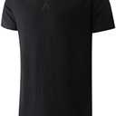 KLIEGOU Mens 100 Cotton Hipster Hip Hop Longline Crewneck T-Shirt Pre - Shrunk, Small