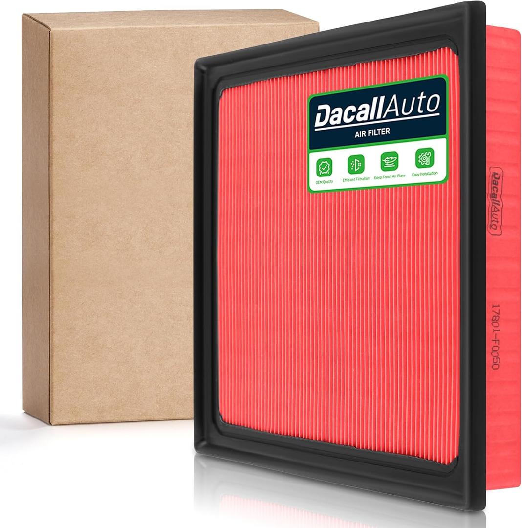 Engine Air Filter for Toyota Camry Gas (2018-2024), RAV4 Gas (2019-2025), Highlander Gas 2.4L (2023-2026), Avalon Gas 3.5L (19-22), ES350 (19-25), Not for Hybrid. Replace CA12377, 17801-25020