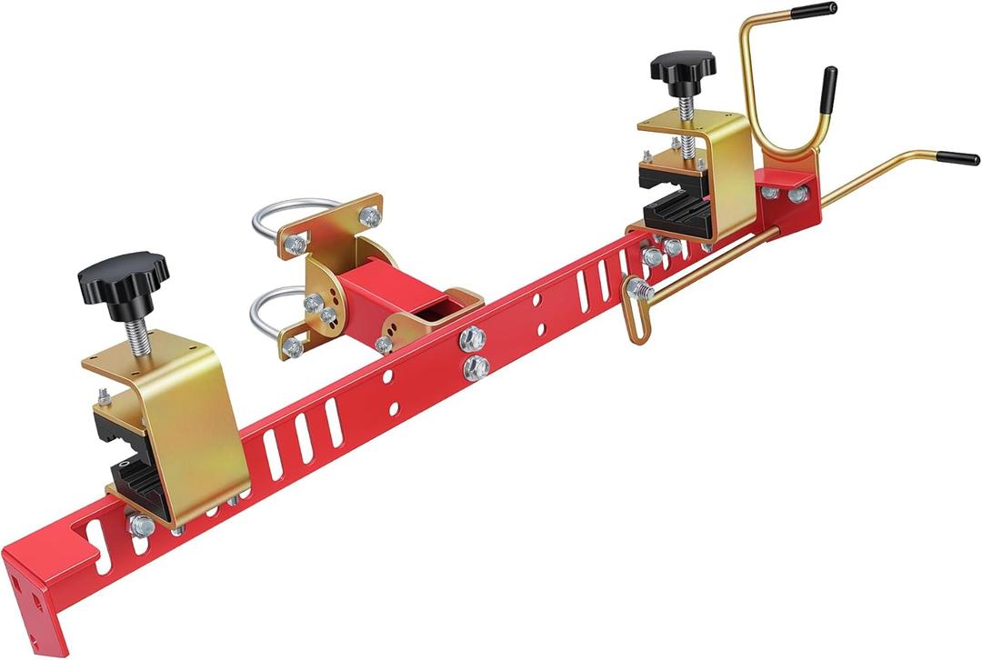 Zero Turn Mower Trimmer Holder - Premium Steel Anti-Deformation Trimmer Rack with Laser Welding & C-Slot Clamp - Rust-Proof Coating for 1"-2" Roll Bars, Fit for Lawn Care Professionals