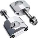Tusk Universal Rubber Mounted Handlebar Clamp Kit 1 1/8" Bars Compatible with Honda CRF450R 2002-2026/CRF250R 2004-2026