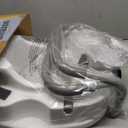 Carex E-Z Lock Raised Toilet Seat With Handles, 5" Toilet Seat Riser with Arms, Handicap Raised Toilet Seat For Seniors and Elevated Toilet Seat (1 Count (Pack of 1))