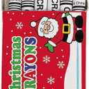 Fun Express 6-Color Holiday Crayons - 24 Boxes - Basic Supplies - 24 Pieces