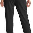 Soothfeel Women's Fleece Lined Joggers Water Resistant High Waisted Sweatpants Winter Warm Thermal Running Hiking Pant Pocket (XL)