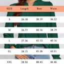 Womens Puff Long Sleeve Tops Henley V Neck Pleated Button Down Shirts Tunic Dress Blouses Business Casual Outfits (Green, S)
