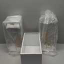 1.25 Gallon Dual Acrylic Beverage Dispenser with Metal Stand  Two-Drink Server with Ice Cores & Stainless Steel Spigots
