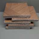 BTDVR 20 Pack Acoustic Wall Panels, 60"x48" Self-Adhesive Soundproof Wall Panels-Total Size (Single Size 12"x12") Decorative Wood Grain Printing Sound Panels, for Studio, Office, Home