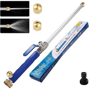 High Pressure Washer Extension Wand, Upgraded 2-In-1 Hydro Jet Hose Nozzle High Pressure For Car, 2026 New Water Arrow Sprayer, Jet Gutter Cleaning Tools For Patio Garden Outdoor Cleaning Blue