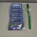 Replacement Toothbrush Heads for Waterpik Complete Care 5.0/9.0 (CC-01/WP-862), with Covers, 5 Count, Black