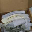 Yanibest 5 Pcs Flat Hair Clips - Stylish Lay Flat Claw Clips for All Hair Types,Multi-Styles Matte Non-slip Hair Clips for Women Girls Wedding Prom Party Hair Decorations (Neutrals)