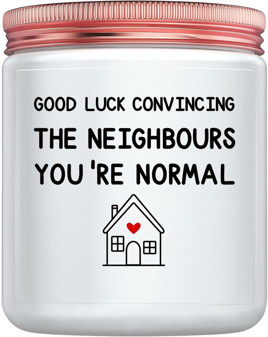 House Warming Gifts New Home Gifts Ideas, Funny New Apartment Gift for Women, Men, Neighbor, Friend Unique Housewarming Candle