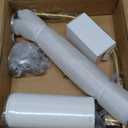 Tall Floor Lamp for Living Room,65'' Modern Standing Lamps with 9W LED Bulb,Elegant Floor Light with Fabric Shade,Gold Tall Lamp for Bedroom Office Study Room Corner Dining Room