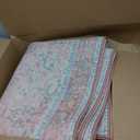 Modern Light Pink Traditional Patterned Washable Decorative Carpet  2'4" x 4'