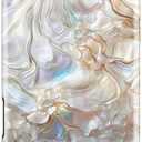 LUMARKE for iPhone Air Case Cute - Wireless Charging Compatible - Dual-Layer Soft Silicone + Hard Shell - Trendy Floral Design - Matte Finish Phone Cover for iPhone 17 Air - Marble Texture