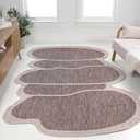 JONATHAN Y Rustic Abstract Indoor Outdoor Area Rug 4X6 Light Brown/Beige, Jasper Modern for Backyard, Patio, Porch, Easy-Cleaning, High Traffic, Pet-Friendly, Non-Shedding (SHP101D-4)