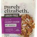 Purely Elizabeth, Coconut Cashew, Keto Granola, Grain-Free, Non-GMO, Paleo (8oz Bag) (EXP 04/10/26)