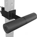 Upgrade Nordic Hamstring Curl Squat Rack Attachments with Pin Rod 3 Adjustment Holes for 2"x2",2.37"x2.37",3"x3"Power Rack, Sit Up Bar Foot Holder for Hamstring Curl Sit Up Split Squat Core Workout