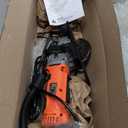 4Amp 3500RPM Mini Circular Saw with Laser Guide, Vacuum Adapter, Blade Wrench and Rip Guide, Max. Cutting Depth1-5/8"(90), 1-1/10"(45Compact Saw with 2 pcs 4-1/2" 24T TCT Blades