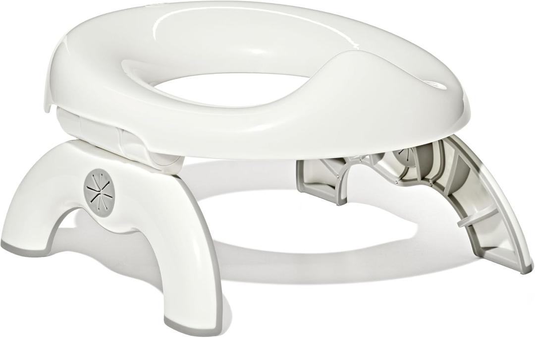 OXO Tot 2-in-1 Go Portable Potty with Travel Bag, Travel Potty Seat for Toddler (Drizzle)