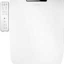 WLJBIDET Square Bidet Seat for Rectangle Toilets, Electric Heated Toilet Seat, Adjustable Air Dryer and Warm Water, Front and Rear Wash, 110V-120V Only