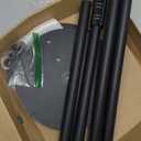 Speaker Stands,Speaker Stands Pair for Small Speakers,Adjustable Height from 33" to 48",Easy DIY Assembly,Hold up to 6 lbs,HD-718,2 Packs(Black)