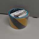 RELIANCER Anti Slip Safety Grip Tape 4inx60ft Non Skid Tread Safety Tape with High Traction Grit Yellow & Black Marking Self-Adhesive Tape Hazard Caution Warning Tape for Stairs Steps Deck