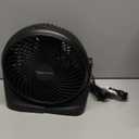 Amazon Basics Air Circulator Desk Fan for Bedroom, Home and Office, 90-Degree Tilt Head, 3 Speed Settings, Cooling, 35 Watts, Black, 11.1"W x 6.3"D x 10.9"H