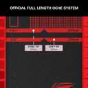 Target Darts TOR Dart Mat Oche for Steel and Soft Tip Darts, Red