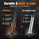 Immersion Water Heater 1500W 120V, Titanium Portable Submersible Heater with NEMA 5-15P Plug, Digital Temperature Monitor, Durable Build & Secure, for Bathtubs, Buckets & Small Inflatable Pools