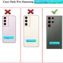 ONOLA Compatible with Samsung Galaxy S24 Ultra Case with HD Screen Protector, Heavy Duty Shockproof & Dropproof 3-Layer Cover Phone Case,DarkBlueGreen