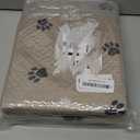 SincoPet Washable Dog Pee Pads with Puppy Grooming Gloves,Puppy Pads,Reusable Pet Training Pads,Large ,Waterproof Pet Pads for Dog Bed Mat,Super Absorbing Whelping Pads,24x36 Inch (Pack of 4)