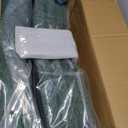 Dowinx Criss Cross Chair with Adjustable Flip-up Arms and Wheels, Comfort Ergonomic Office Desk Armchair with 3 Layer Cushions, Wide Seat Vanity Chair for Home Office, Living Room, Bedroom, Green