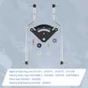 Steering Sector Drag Link Kit Compatible with John Deere LA100 LA105 LA110 LA115 LA120 LA130 LA135 LA140 LA145 LA150 LA165 LA175 Replaces# GY21250 GX21924BLE GX20053 GX21994