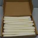 Funtery 48 Pcs Flameless LED Taper Candles 11 Inch Battery Operated Candles Bulk LED Candlesticks Fake Candle Flickering Flames for Christmas Church Wedding Party (Ivory, Classic)