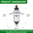 GY20454 Spindle Assembly Compatible with John Dee re LA135 LA115 LA125 LA145 LA105 LA130 D140 D130 D105 D110 L110 X110 42" 48" Lawn Mower Tractors, Replace GY20962 GY20867 GY21098 AUC15811 1-Pack