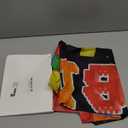 Panelee Building Block Birthday Banner Building Blocks Party Backdrop Decoration Happy Birthday Banner Photography Background for Party, 72.8 x 43.3 Inch(Black)