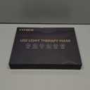 EVFOFO Red Light Therapy Mask for Face, 7 Colors LED Face Mask Light Therapy At Home, Led Face Mask Light Therapy, Black