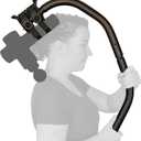 BackBadger Flex Massage Gun Holder for Hard to Reach Areas, Adjustable Ergonomic Handle, for Full-Body Muscle Pain Relief in Back, Neck, Shoulders, Legs, Feet, Compatible with Most Massage Guns