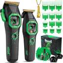 SUPRENT Fangs Professional Barber Clippers - High-Performance 13,000 RPM Vector Motor Hair Clipper Barber Trimmer Set, Professional Haircutting Kit with AI Speed Control, Patented U-Teeth Blade