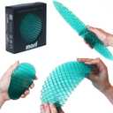 Morf Fidget Worm Toy - Flexible 3D Sensory Slug Figgy Toy for Kids, Teens, and Adults  Stretchy, Quiet, Stress and Anxiety Relief, Focus - For Play, School, Work Gifts, Great For Classroom and Office (Big, Blue)