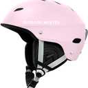 OutdoorMaster Kelvin Ski Helmet - Snowboard Helmet for Men, Women & Youth (Large, Matte Pink)