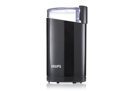 KRUPS Precision Electric Coffee Grinders, 3 oz Capacity, 200W Motor, Stainless Steel Blades for Uniform Grinding of Beans, Herb and Nuts, Coffee and Spice Grinder Electric, (Black)