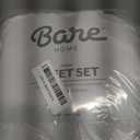 Bare Home Queen Sheet Set - Luxury 1800 Ultra-Soft Microfiber Double Brushed - Deep Pockets - Easy Fit - 4 Piece Set - Bedding Sheets & Pillowcases (Queen, Heathered Pebble)