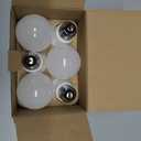 KGC LED Edison Globe Light Bulbs, Neutral White 4000K CRI 90, LED Filament Light Bulb, 5W Equivalent to 40W, G25(G80) Dimmable, Milky Glass, Bathroom Vanity Mirror Light, Pack of 6