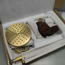 Iriber Shower System Wall Mounted Shower Faucet Mixer Set with Luxury High Pressure Shower head and 3-Setting Handheld, Bathroom Shower Trim Kit Contain Pressure Balance Valve, Brushed Gold