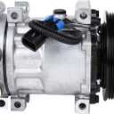 ECCPP A/C Compressor with Clutch for Dodge Dakota 3.9L for Dodge for Ram 1500 5.9L 2002-2003 AC Compressor