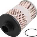 1Pc 496-5 Fuel Tank Filter Element Replacement for Gasoline and Diesel Water Separate 30 Micron with Protective Sheet